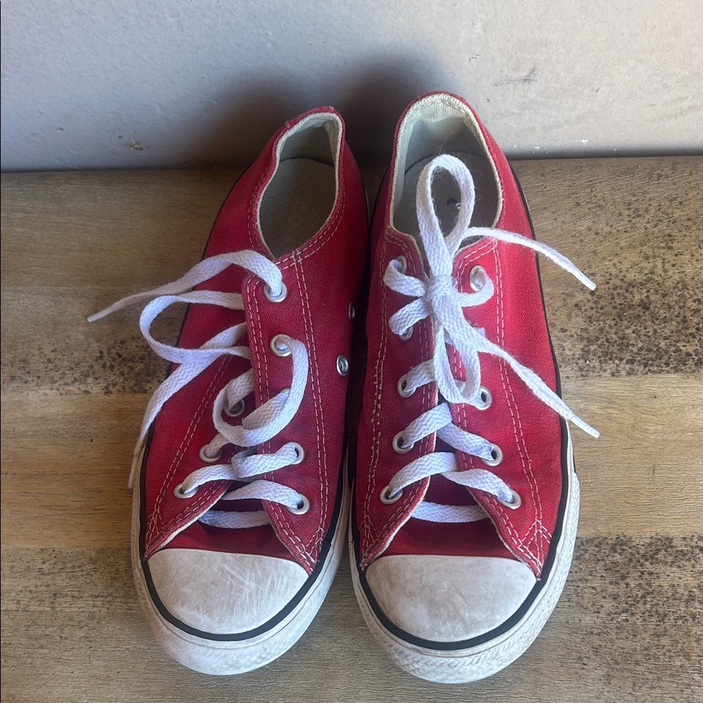 Converse Red and White Kids Sneakers
